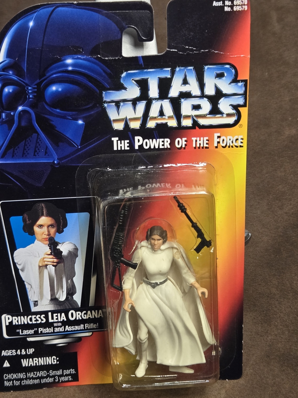 MOC Vintage Star Wars Princess Leia Organa POTF Kenner #69579